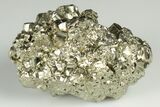 Shimmering Pyrite Crystal Cluster - Peru #190944-1